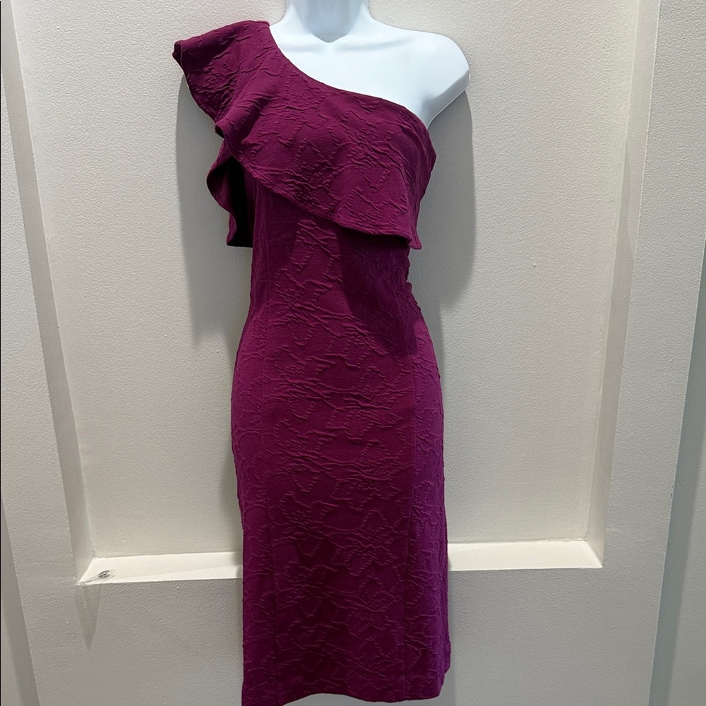 Lilly Pulitzer Bordeaux One-Shoulder Dress